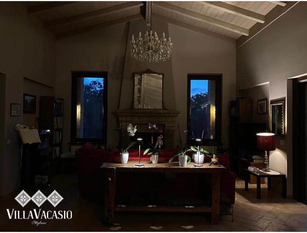 Agriturismo Eco-Bio Villa Vacasio 피틸리아노 외부 사진