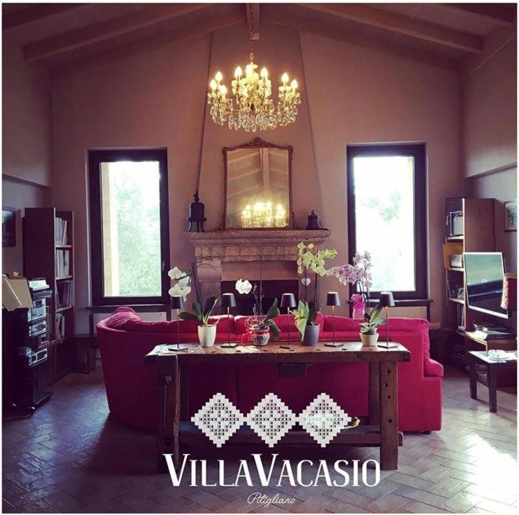 Agriturismo Eco-Bio Villa Vacasio 피틸리아노 외부 사진